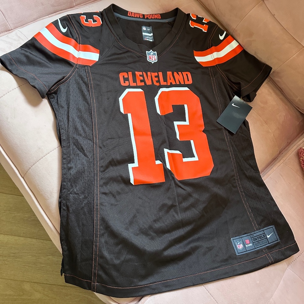 NWT Nike Cleveland Browns Women's Odell Beckham Jr. #13 Home Football Jersey